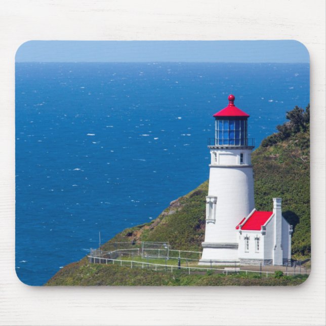 Mousepad O Farol de Heceta Head Perto de Florence (Frente)