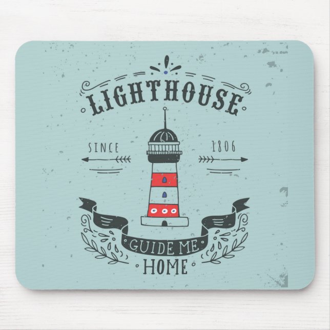 Mousepad O farol guia-me o poster Home (Frente)