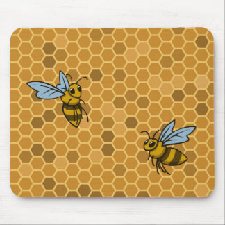 Mousepad O favo de mel Bumble abelhas