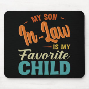 Mousepad O Filho De Direito É Minha Mãe Favorita De Diversã