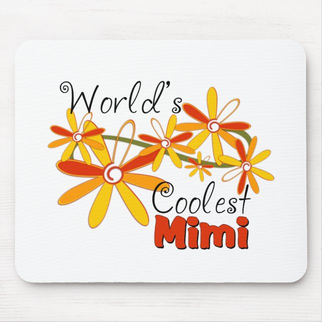 Mousepad O Floral Mais Legal do Mundo Mimi (Frente)
