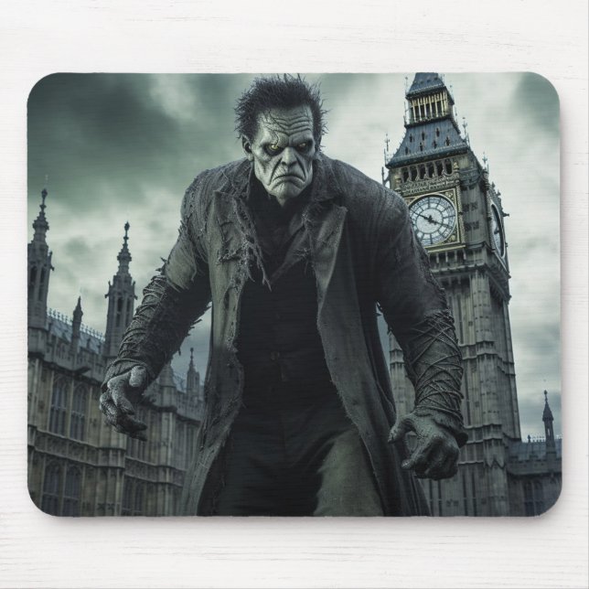 Mousepad O "Frankenstein Mouse Pad" de Mary Shelley (Frente)