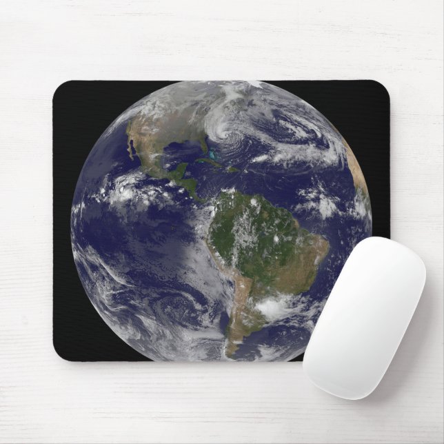 Mousepad O Furacão Sandy Na Costa Leste Dos Eua. (Com mouse)