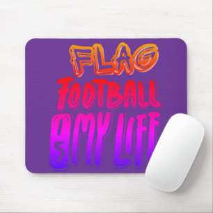 Mousepad O Futebol Americano de Bandeira É Minha Vida 