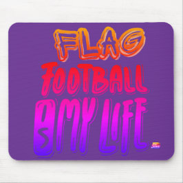 Mousepad O Futebol Americano de Bandeira É Minha Vida