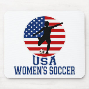 Mousepad O futebol das mulheres dos EUA