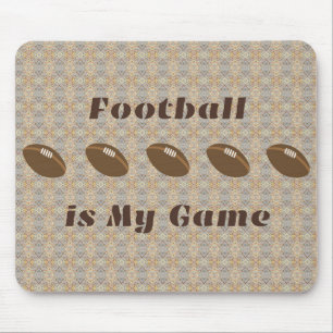 Mousepad O futebol é o meu jogo com futebol
