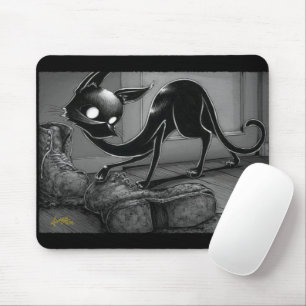 Mousepad O Gatinho Boo lança um teclado de mouse de inicial