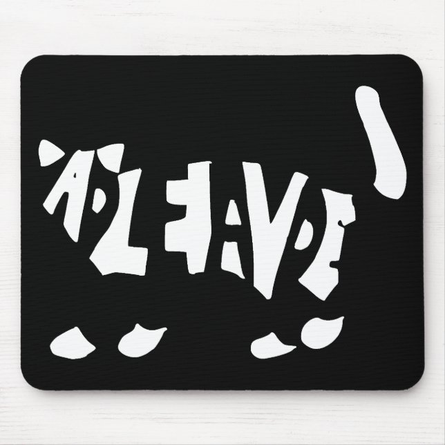 Mousepad O gato de Schrödinger (Frente)
