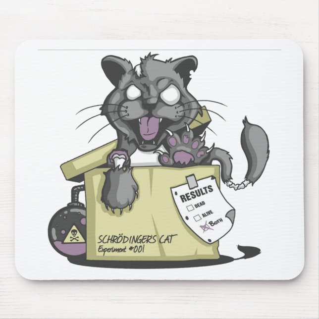 Mousepad O gato de Schrodinger - novo (Frente)
