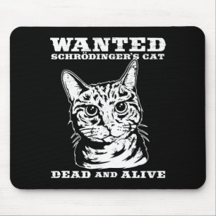 Mousepad O gato de Schrodinger quis inoperante ou vivo