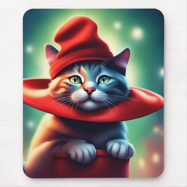 Mousepad o gato mago (Frente)