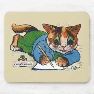 Mousepad O Gato Mascote do Escritor, Louis Wain