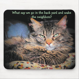 Mousepad O gato mau escolhe alinha acima #2