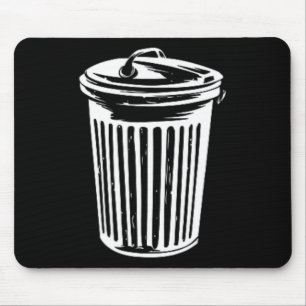 Mousepad O Gelado de Figurino do Dia das Bruxas Pode Trashc