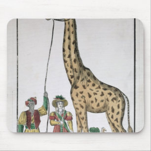 Mousepad O girafa apresentado ao rei do Pasha de