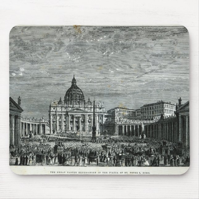 Mousepad O grande Benediction da páscoa (Frente)