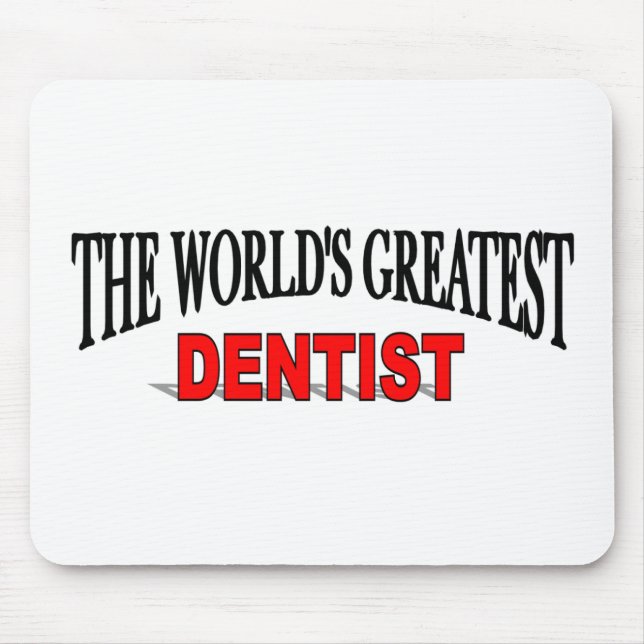 Mousepad O grande dentista do mundo (Frente)