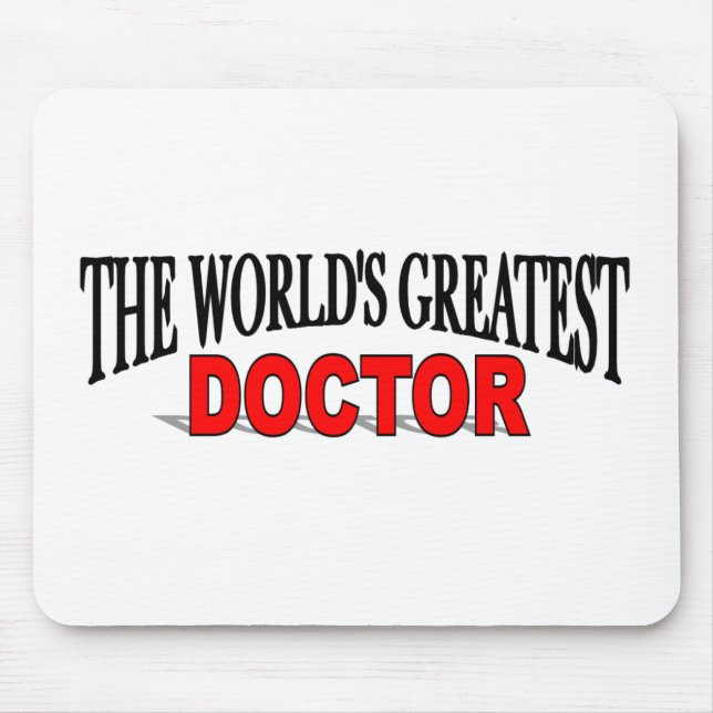 Mousepad O grande doutor do mundo (Frente)