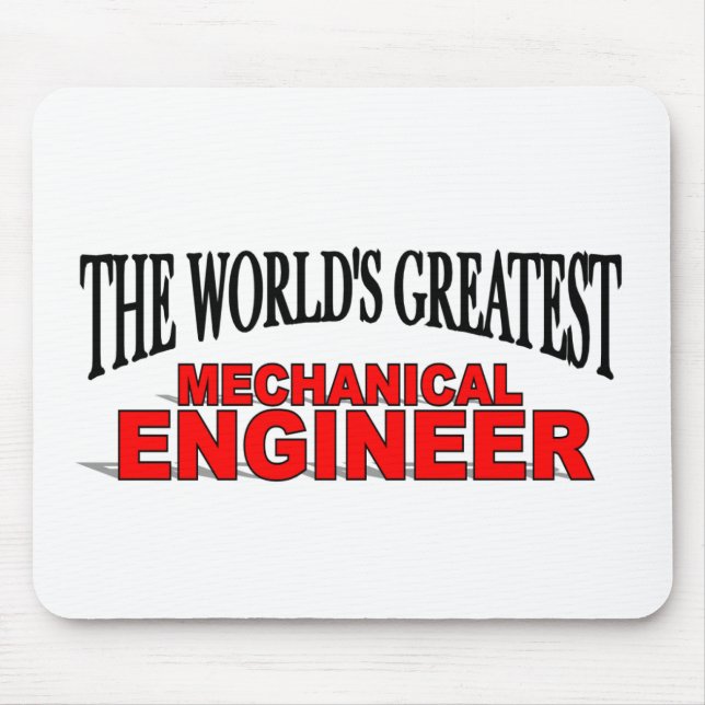Mousepad O grande engenheiro mecânico do mundo (Frente)