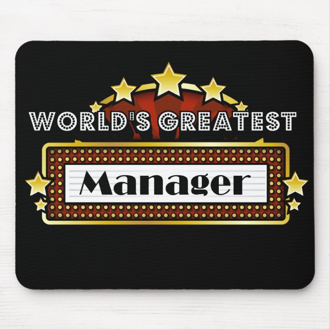 Mousepad O grande gerente do mundo (Frente)
