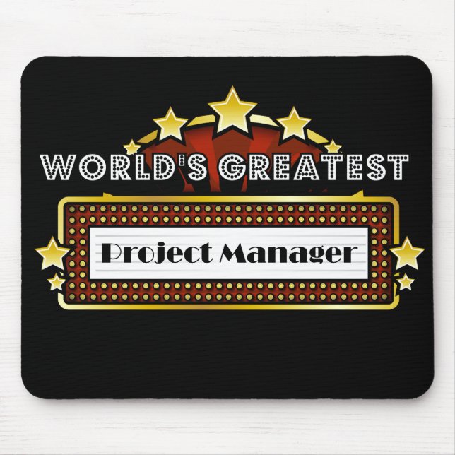 Mousepad O grande gestor de projecto do mundo (Frente)