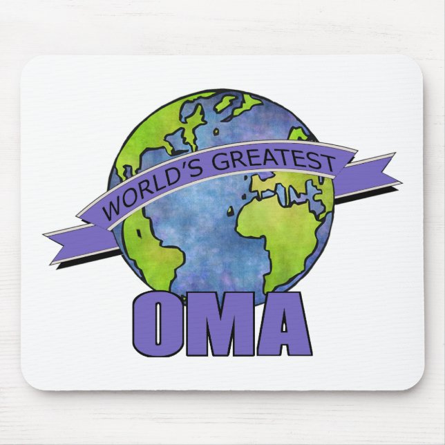 Mousepad O grande Oma do mundo (Frente)