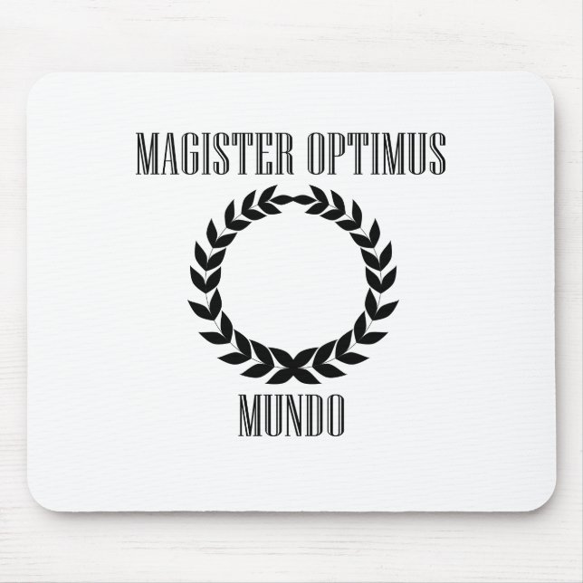 Mousepad O grande professor do mundo (homem) (Frente)