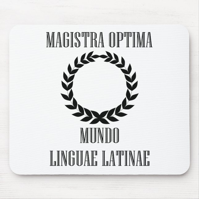Mousepad O grande professor Latin do mundo (fêmea) (Frente)