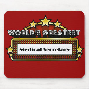 Mousepad O grande secretário médico do mundo
