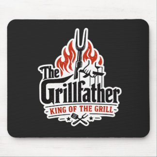 Mousepad O Grillfather Rei Da Grelha Presente Do Dia Dos Pa