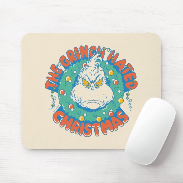 Mousepad O Grinch Odeia O Natal (Com mouse)