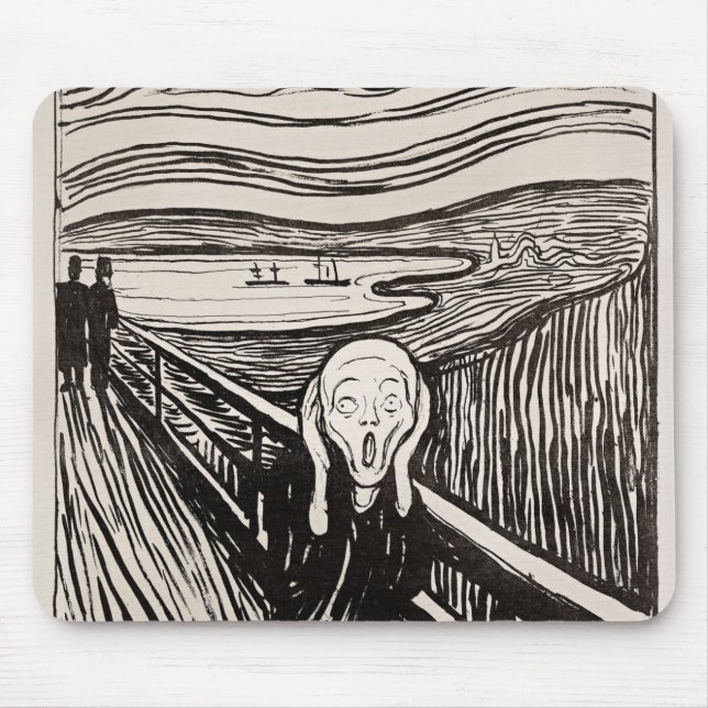 Mousepad O Gritar Edvard Munch (Frente)