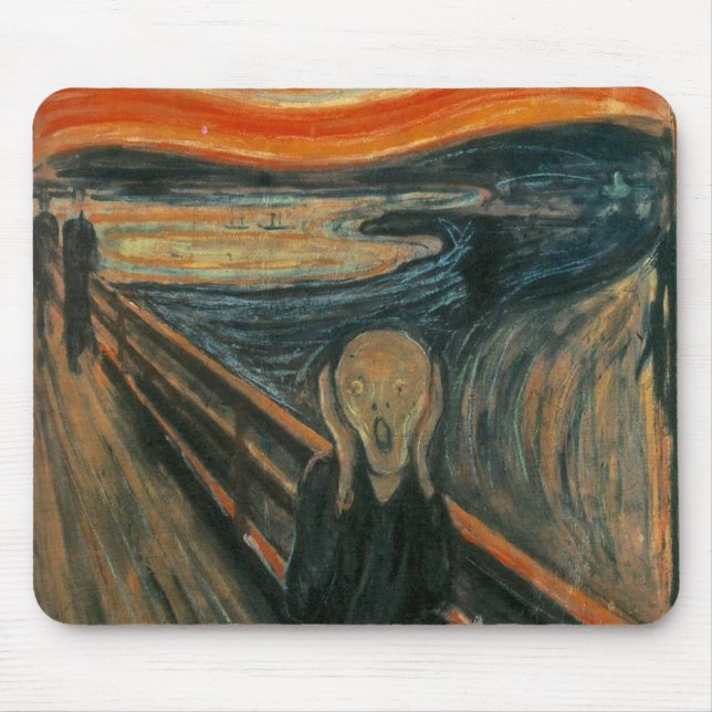 Mousepad O gritar por Edvard Munch (Frente)
