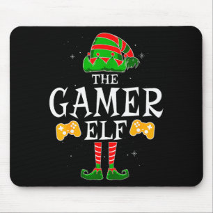 Mousepad O Grupo de Elfos Gamer de Natal da Família Corresp