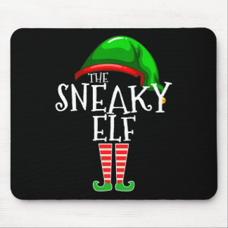 Mousepad O Grupo Elf Sneaky Correspondendo ao Natal da Famí
