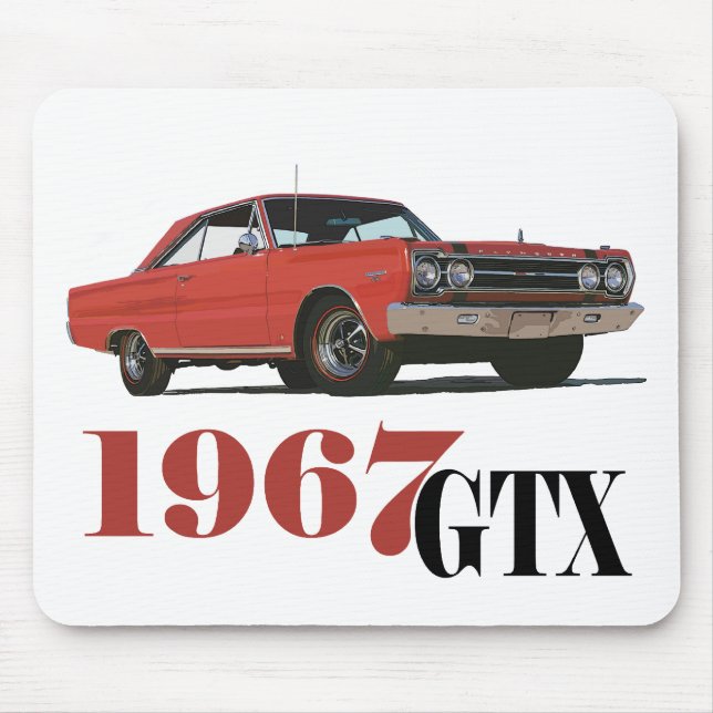 MOUSEPAD O GTX VERMELHO DE 1967 (Frente)