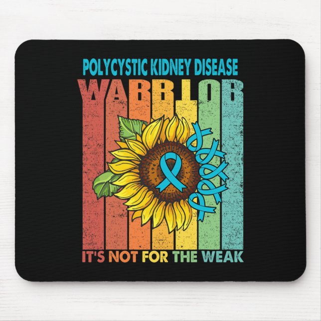 Mousepad O Guerreiro da Doença Renal Não é para os Fracos (Frente)