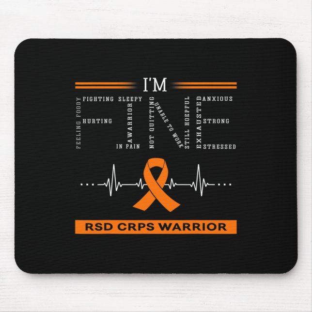 Mousepad O guerreiro do Rsd Crps, estou bem (Frente)