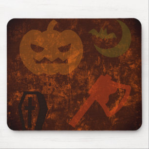 Mousepad O Halloween Assusta-se com o fundo de Eerie