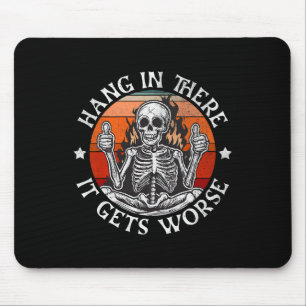 Mousepad O Halloween Lá Passa A Engraçado.