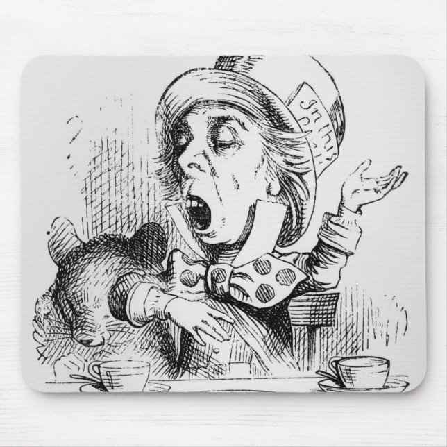 Mousepad O Hatter louco (Frente)