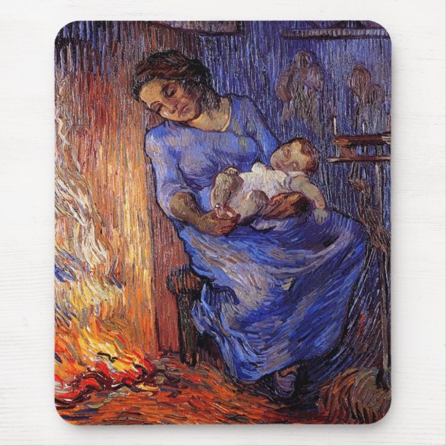 Mousepad O homem está no mar por Vincent van Gogh (Frente)