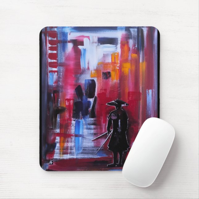 Mousepad O Horizonte do Samurai Pintura por Alfred Fox (Com mouse)