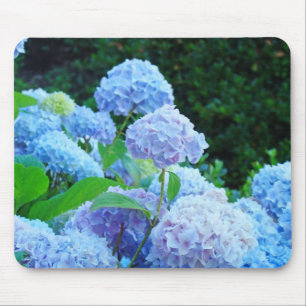 Mousepad O Hydrangea azul jardina flores florais do