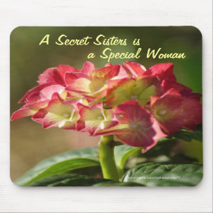 Mousepad O Hydrangea secreto Mousepad- da irmã personaliza
