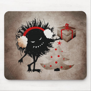 Mousepad O inseto mau dá o presente de Natal