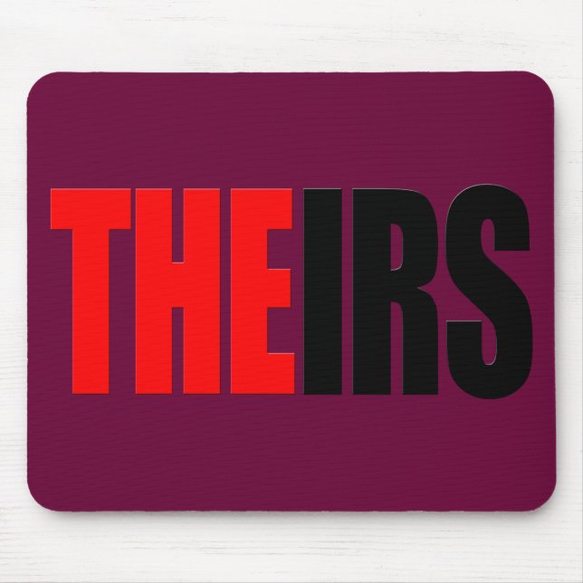 Mousepad O IRS, DELE t-shirt (Frente)