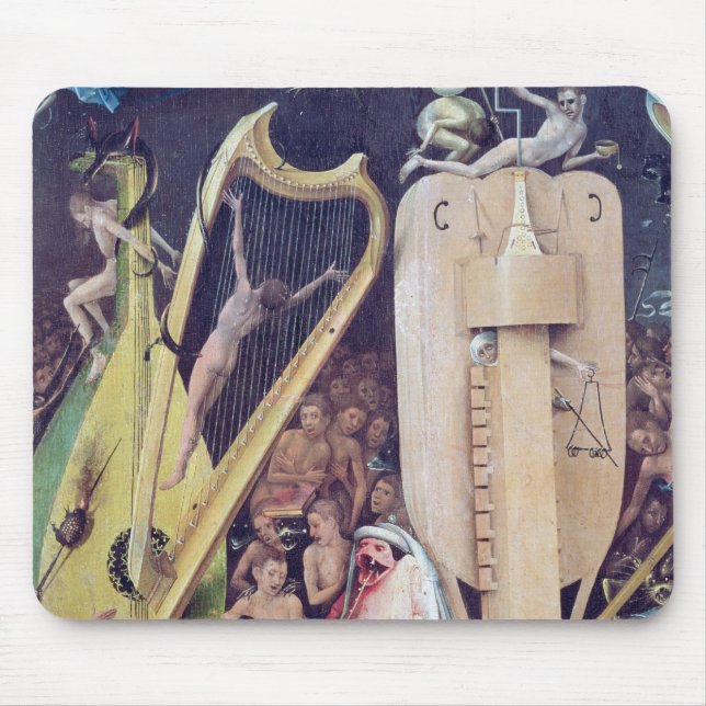 Mousepad O jardim de prazeres terrestres (Frente)