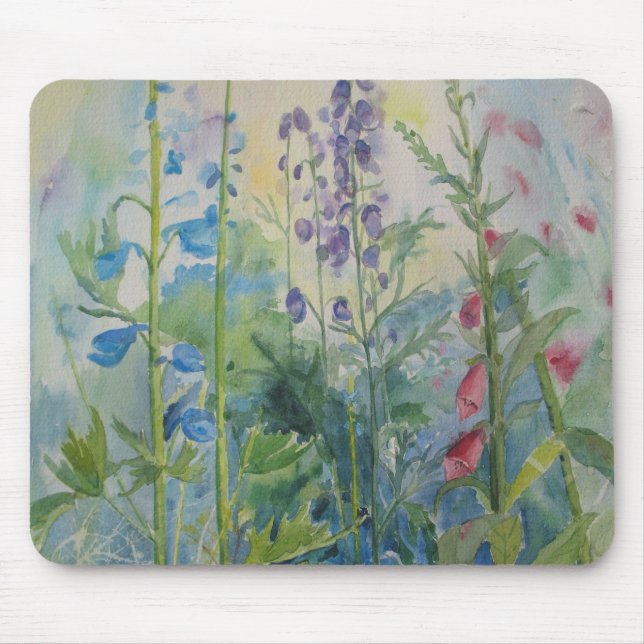 Mousepad O jardim floresce o tapete do rato (Frente)